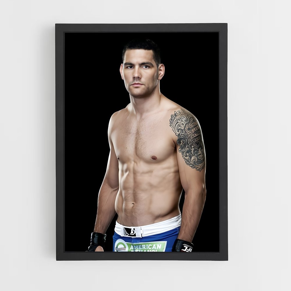 Poster Chris weidman – affiche MMA (vue 2)